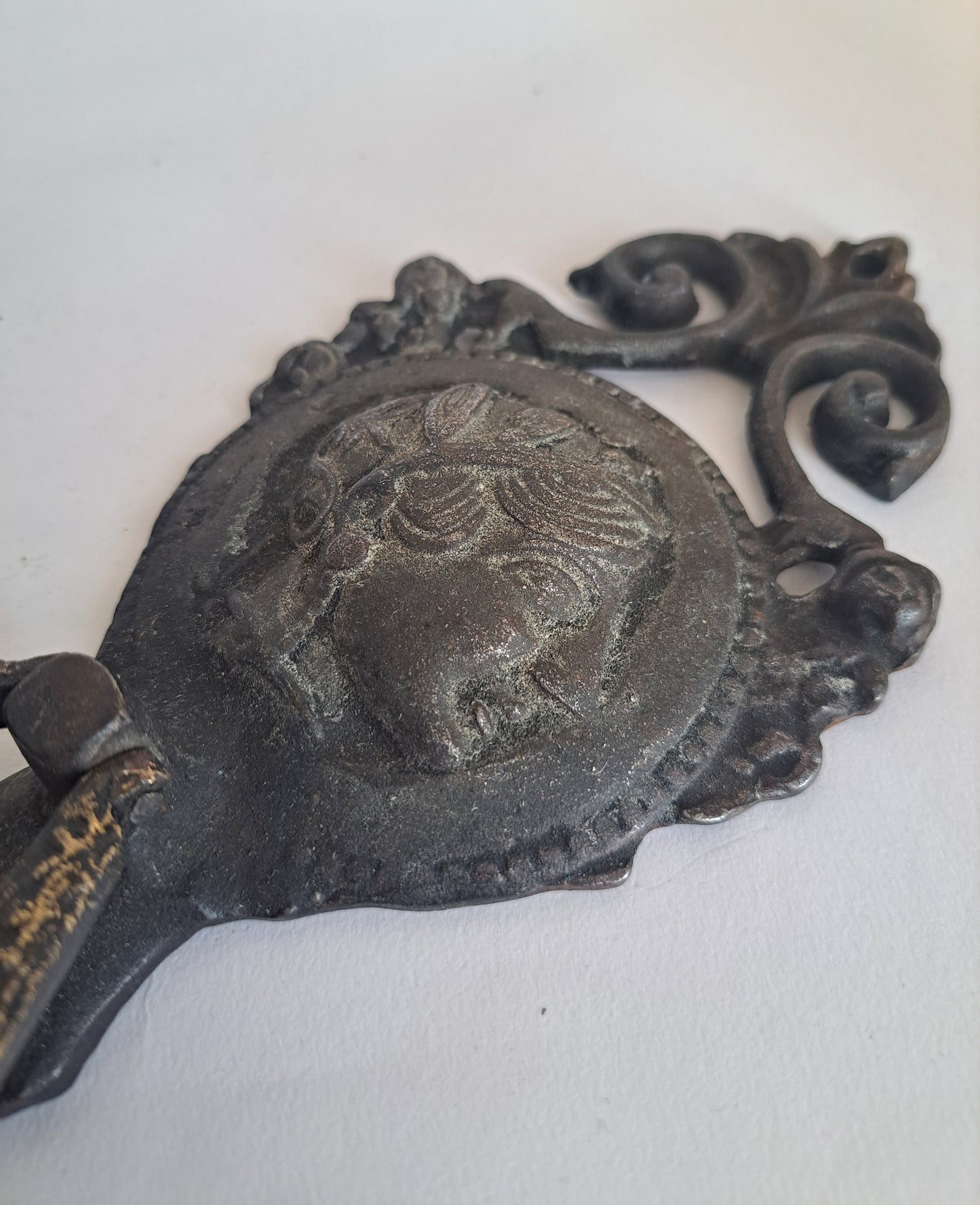 Vintage Brass Mythic Door Knocker – Antique Style, Handcrafted Decor