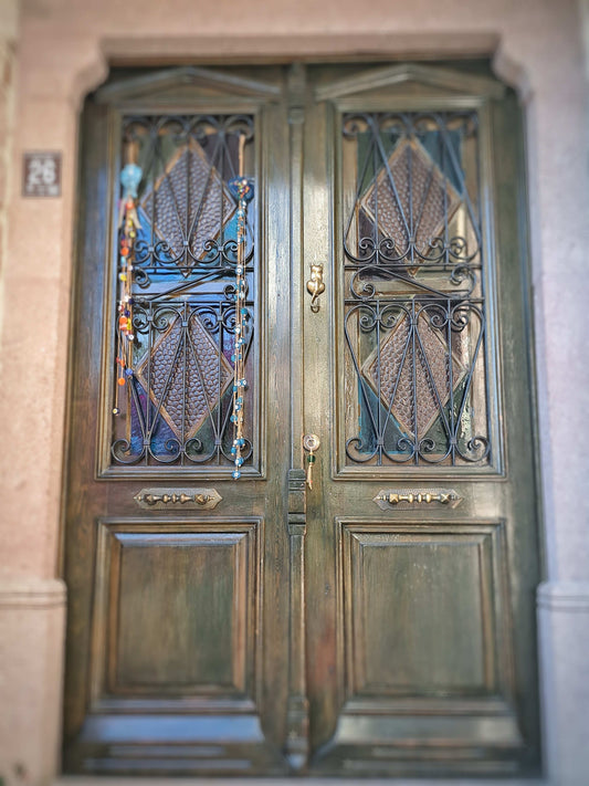 Vintage Brass Cat Door Knocker, Gold & Antique Design