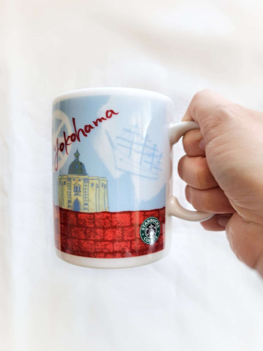 Rare Vintage Starbucks "You Are Here" Yokohama Mug – 2011, Made in Japan