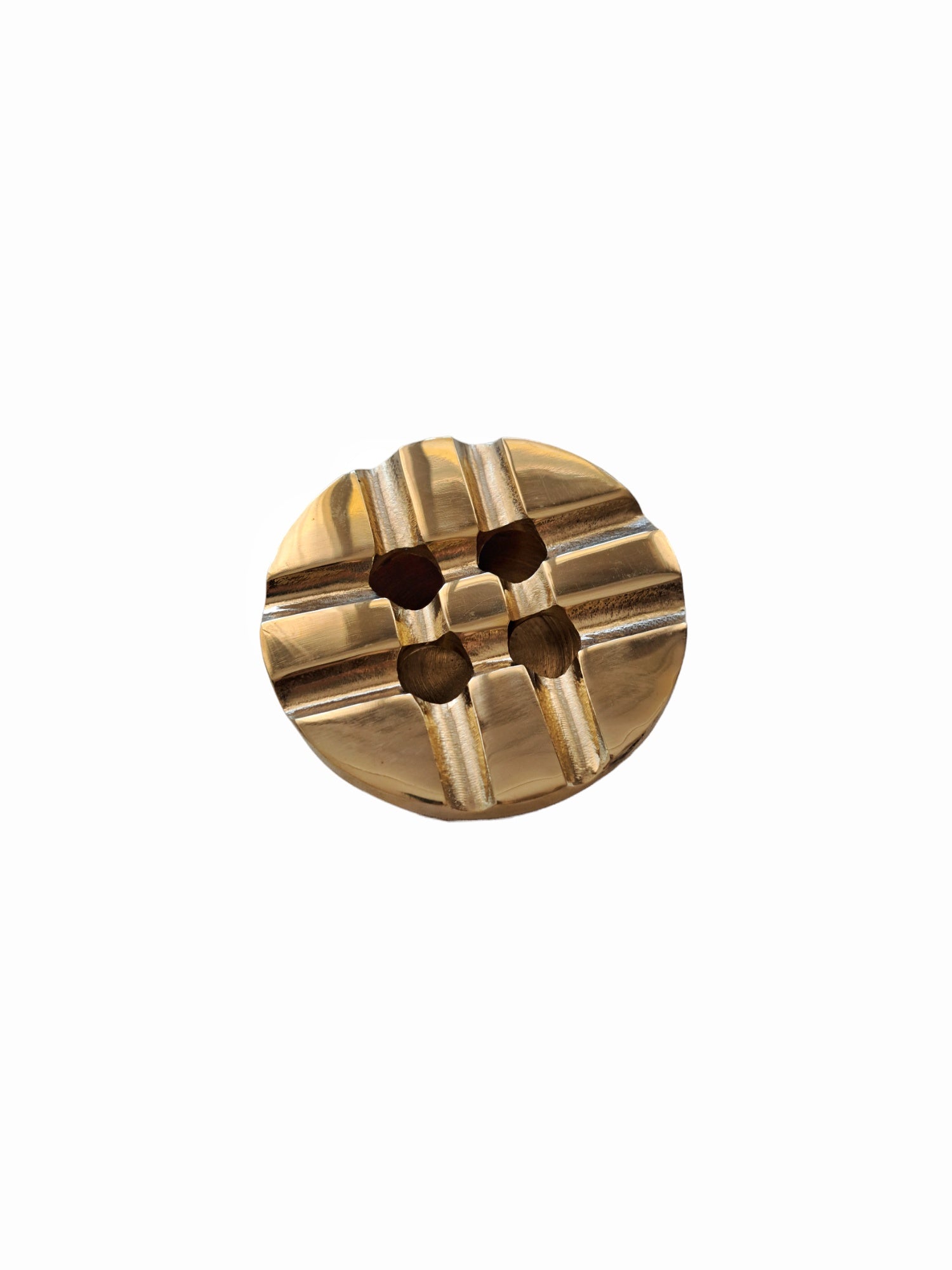 Handcrafted Brass Ashtray with Lid | Retro Charm & Dual Finish