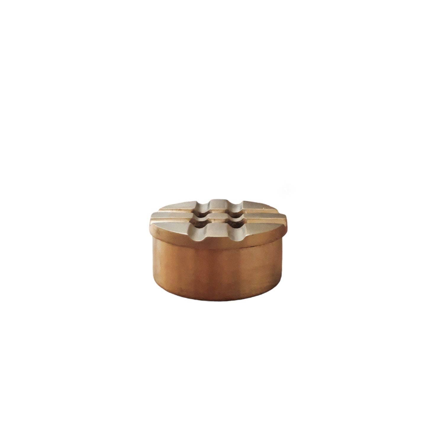 Handcrafted Brass Ashtray with Lid | Retro Charm & Dual Finish