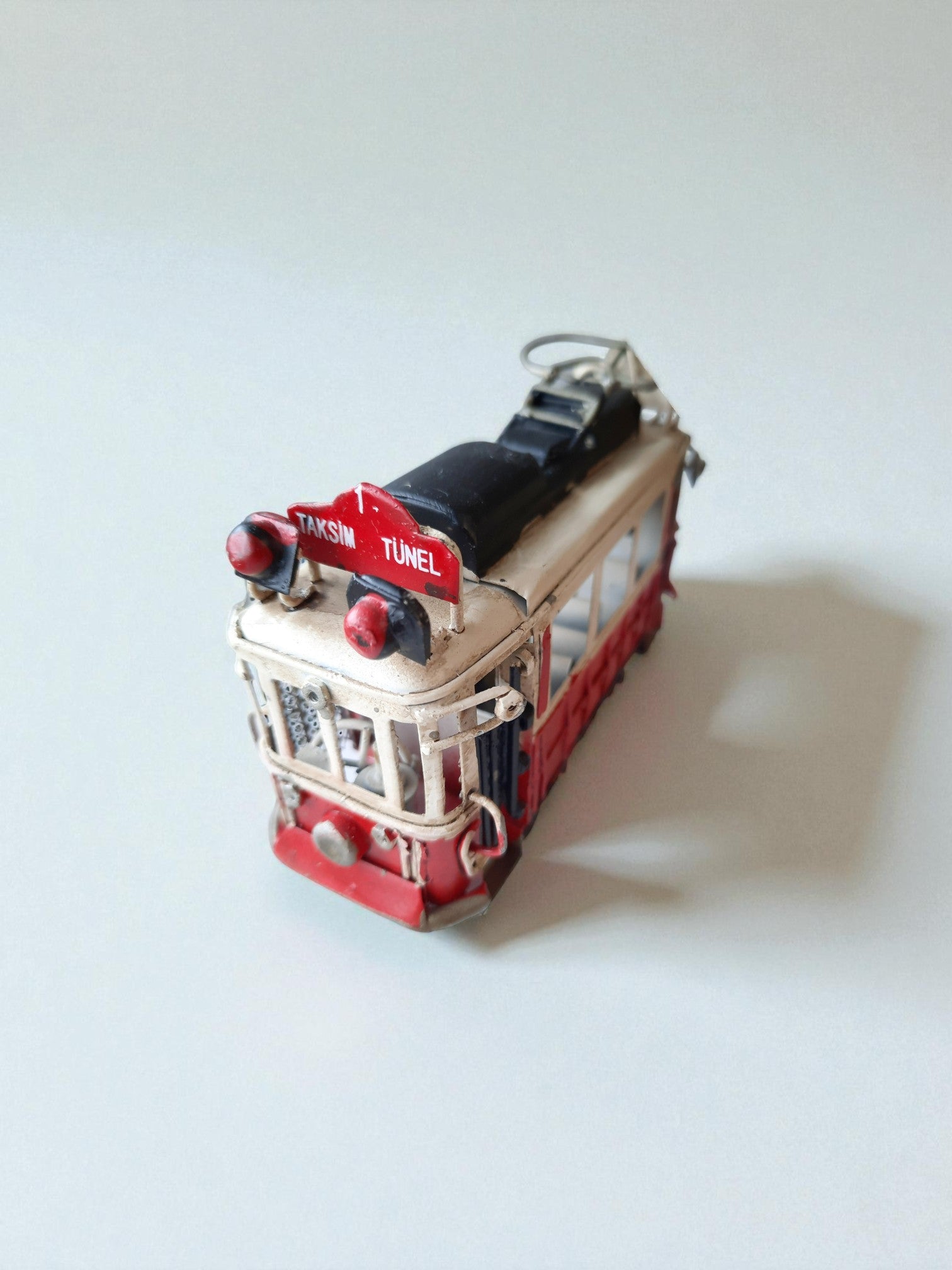 Model Tram of Istanbul, Taksim's Historical Red Tram Model