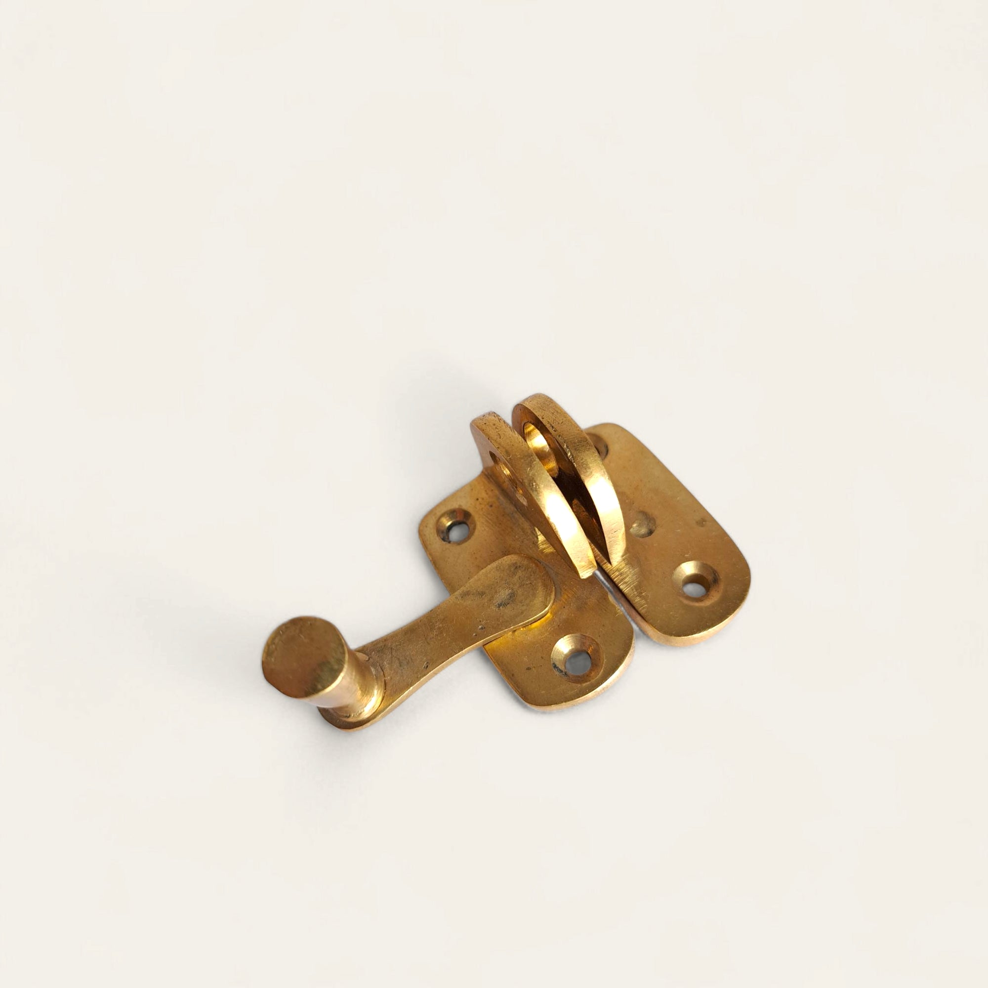 Vintage Brass Latch 4x4cm for Cabinet Hardware Decor