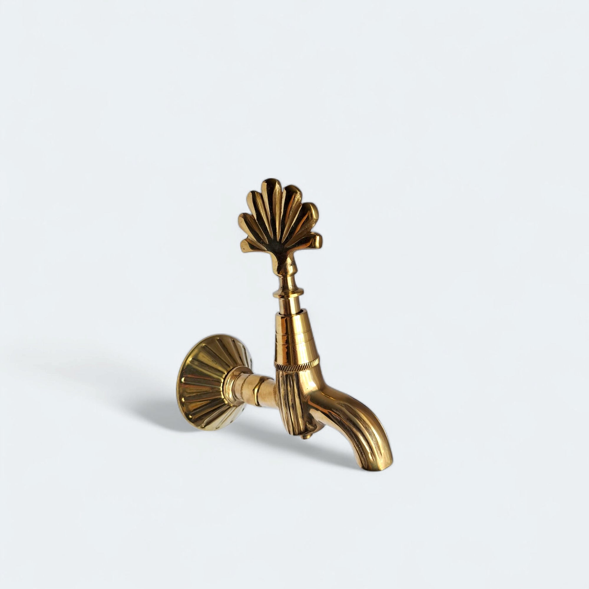 Handmade Vintage Brass Wall Faucet – Ottoman Style Turkish Bath Tap