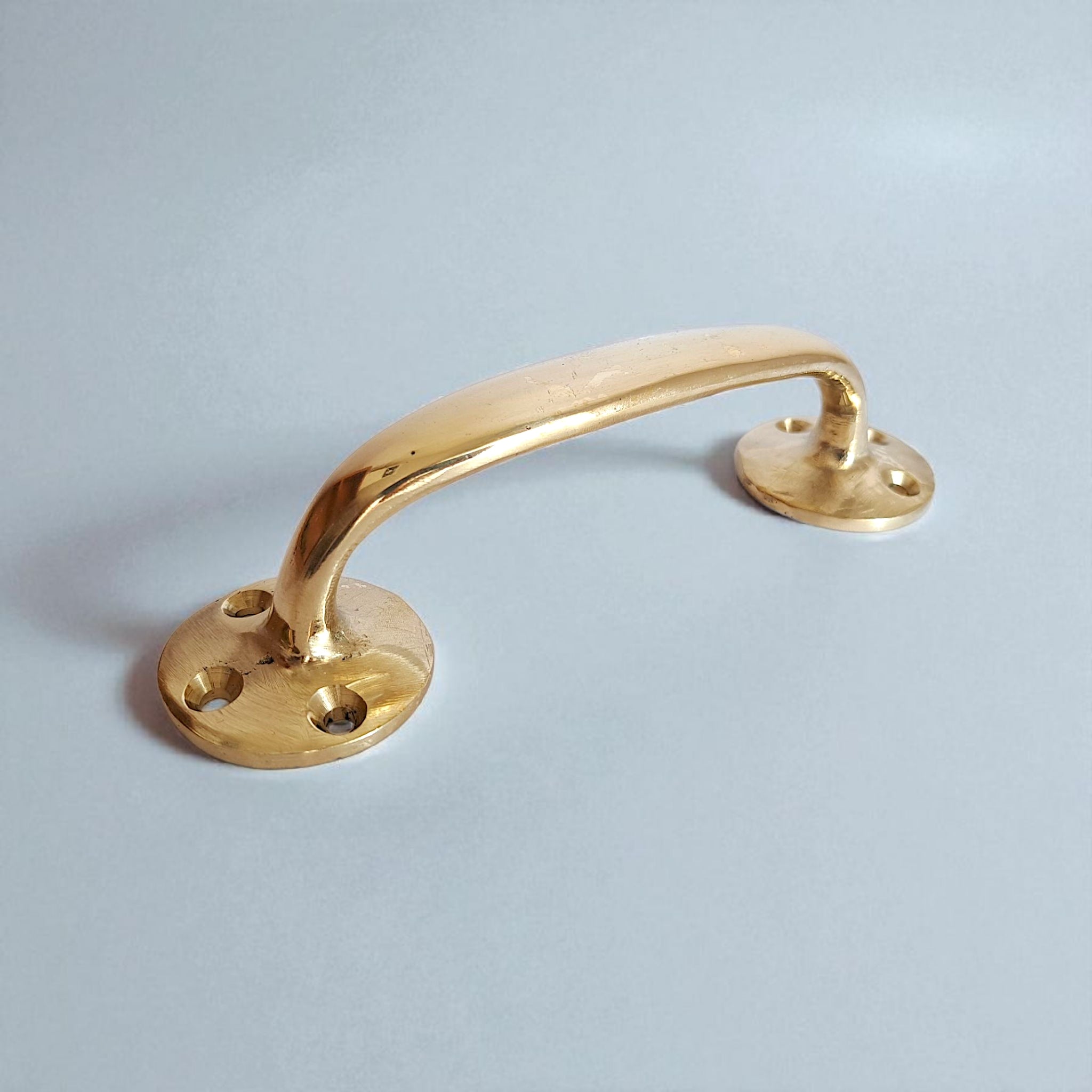 Vintage Gold Brass Handle Pull for Door Cabinet Drawer - Anatolian Treasury Door Hardware