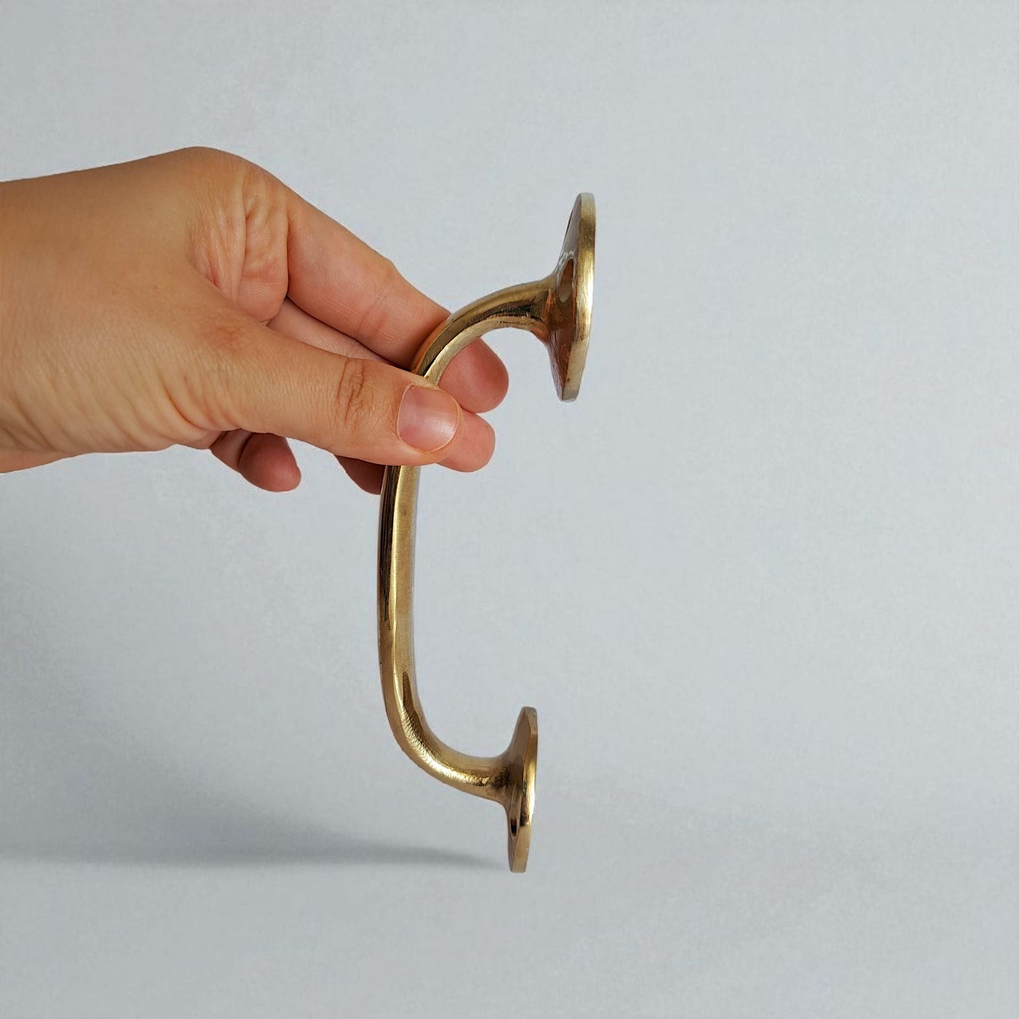 Vintage Gold Brass Handle Pull for Door Cabinet Drawer - Anatolian Treasury Door Hardware