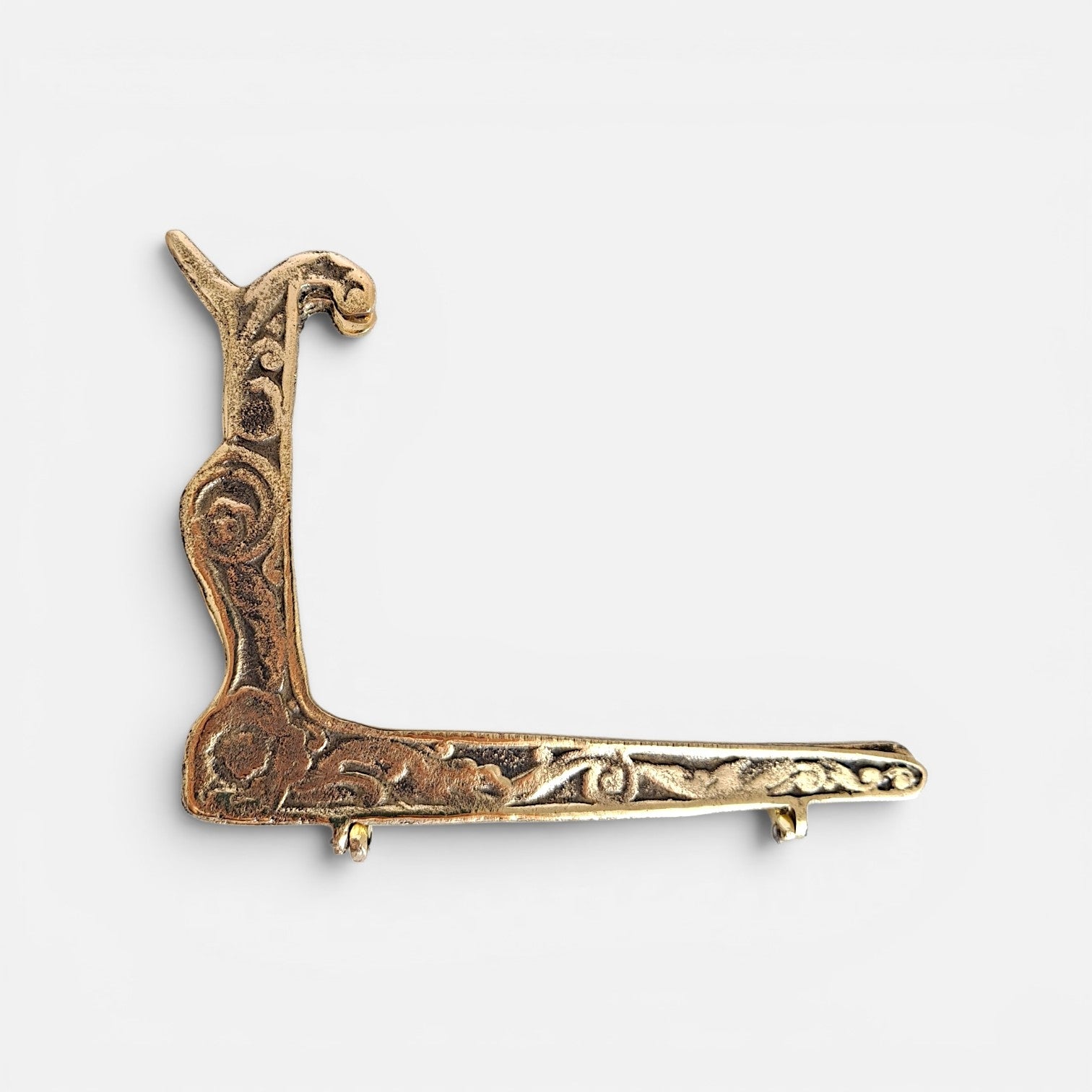 Vintage Brass Plate Stand – Decorative Tabletop Display Easel for Ceramic Plates, Artwork & Collectibles