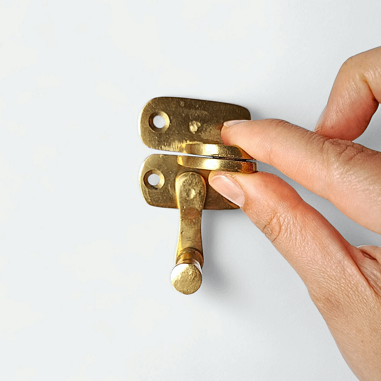 Vintage Brass Latch 4x4cm for Cabinet Hardware Decor