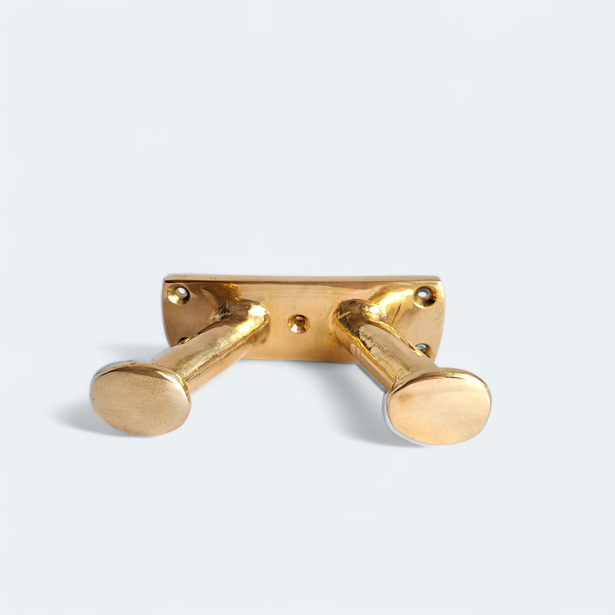 Handcrafted Solid Brass V-Shaped Boat Cleat – Nautical Gold Rope Holder for Dock & Home