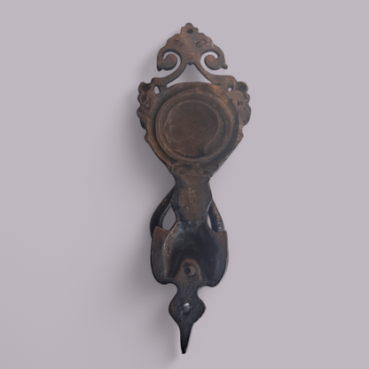 Vintage Brass Mythic Door Knocker – Antique Style, Handcrafted Decor