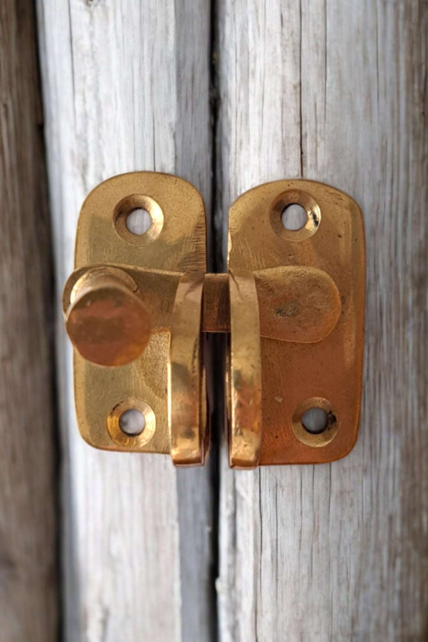 Vintage Brass Latch 4x4cm for Cabinet Hardware Decor