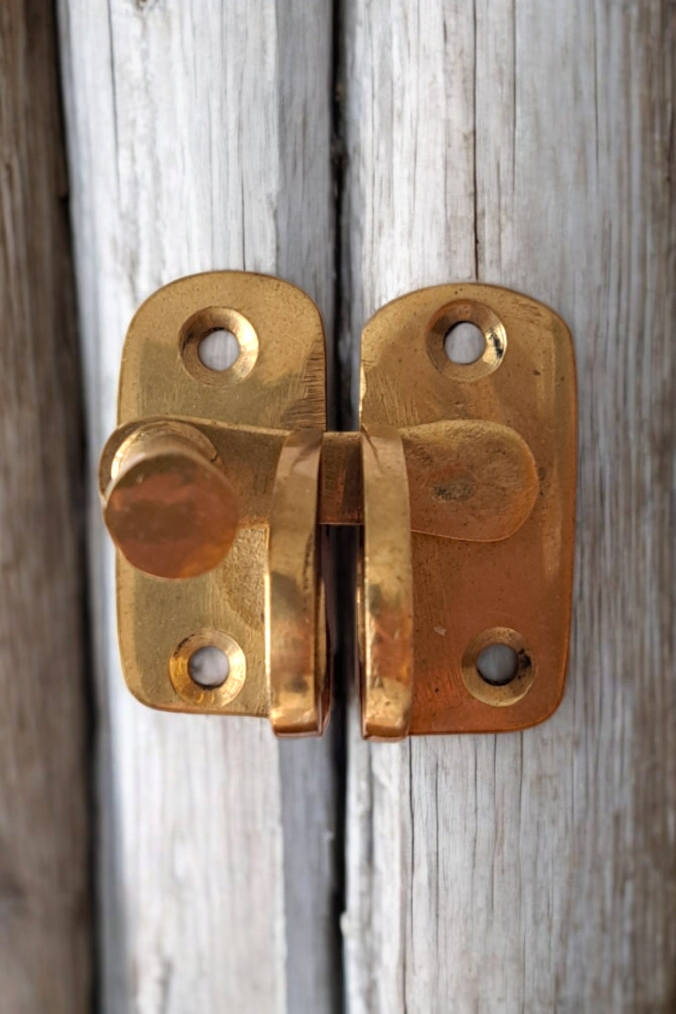 Vintage Brass Latch 4x4cm for Cabinet Hardware Decor