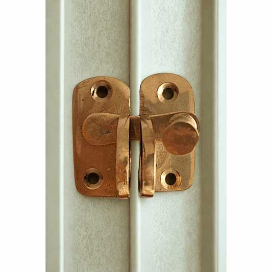 Vintage Brass Latch 4x4cm for Cabinet Hardware Decor