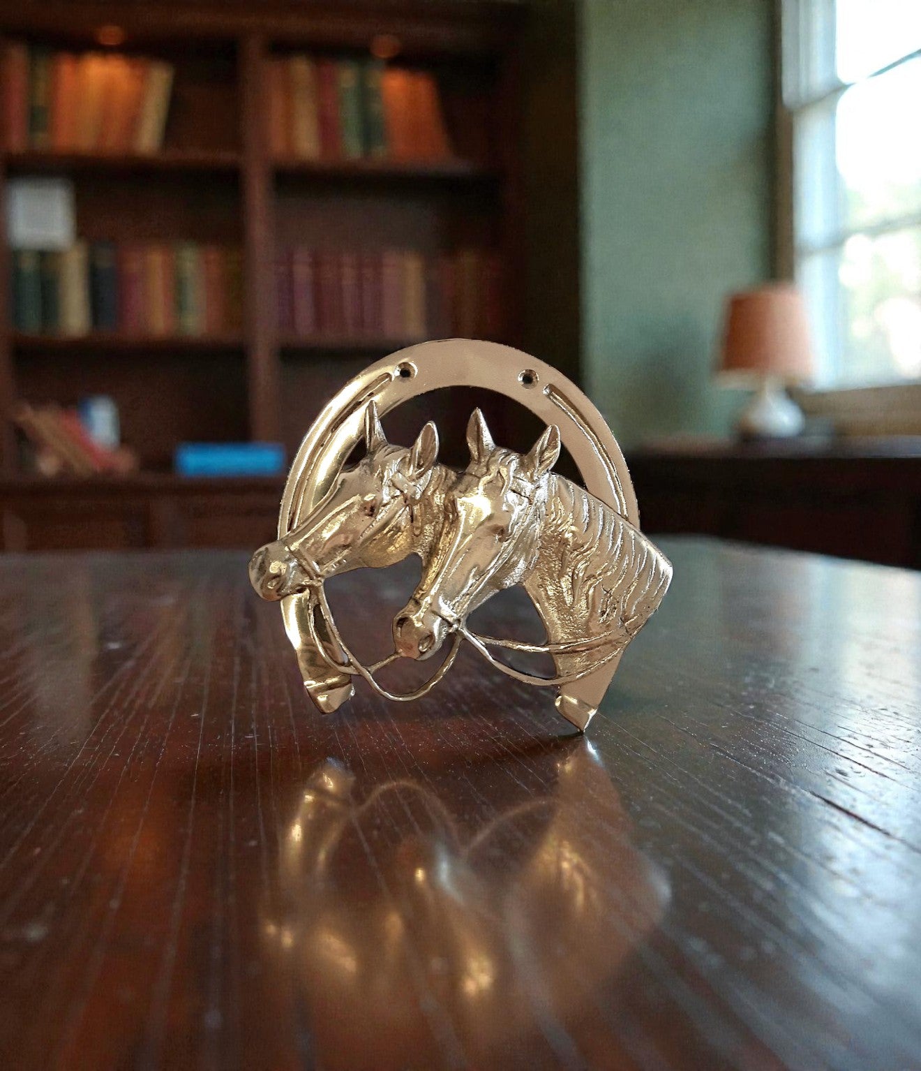 Cast Brass Horseshoe Wall Decor