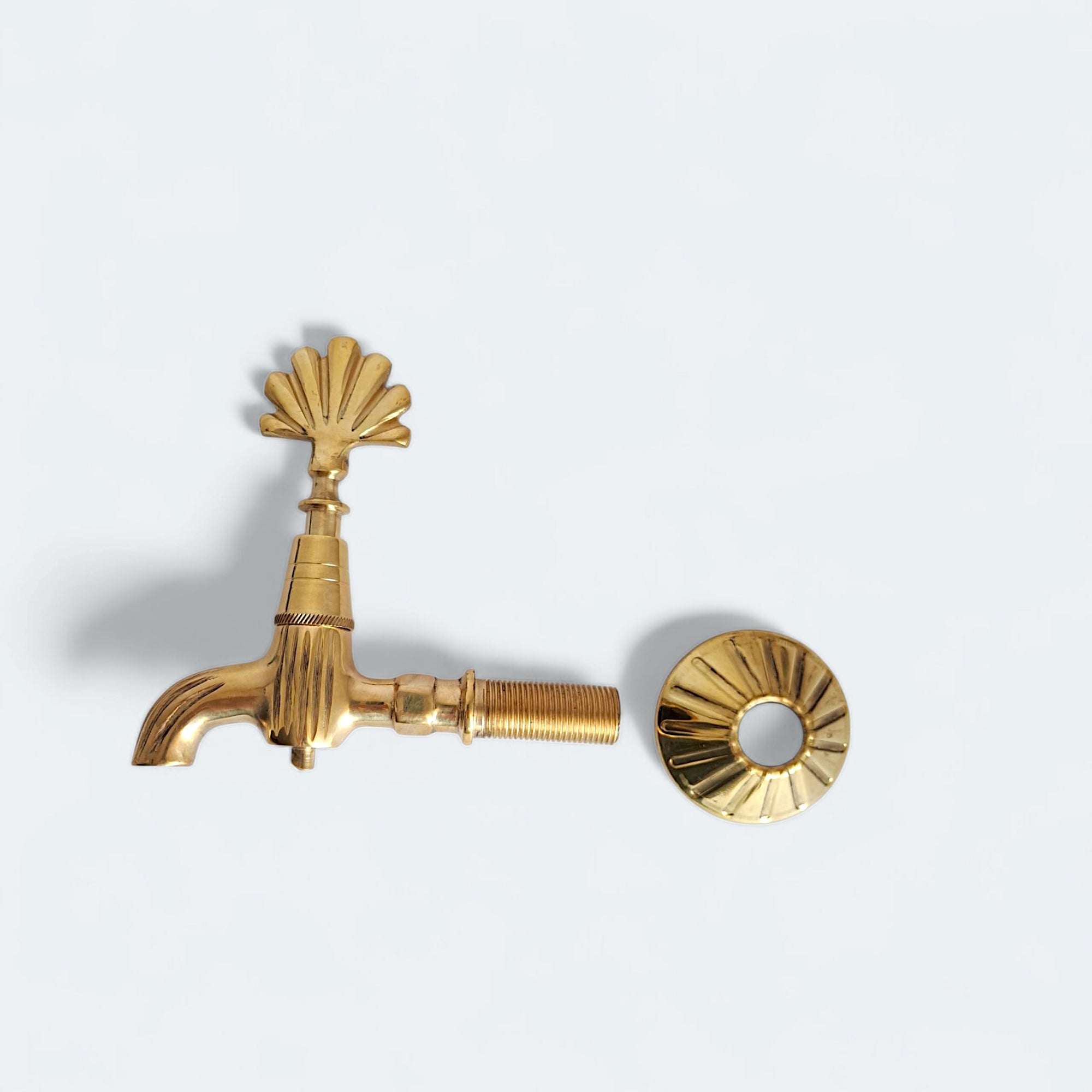 Handmade Vintage Brass Wall Faucet – Ottoman Style Turkish Bath Tap