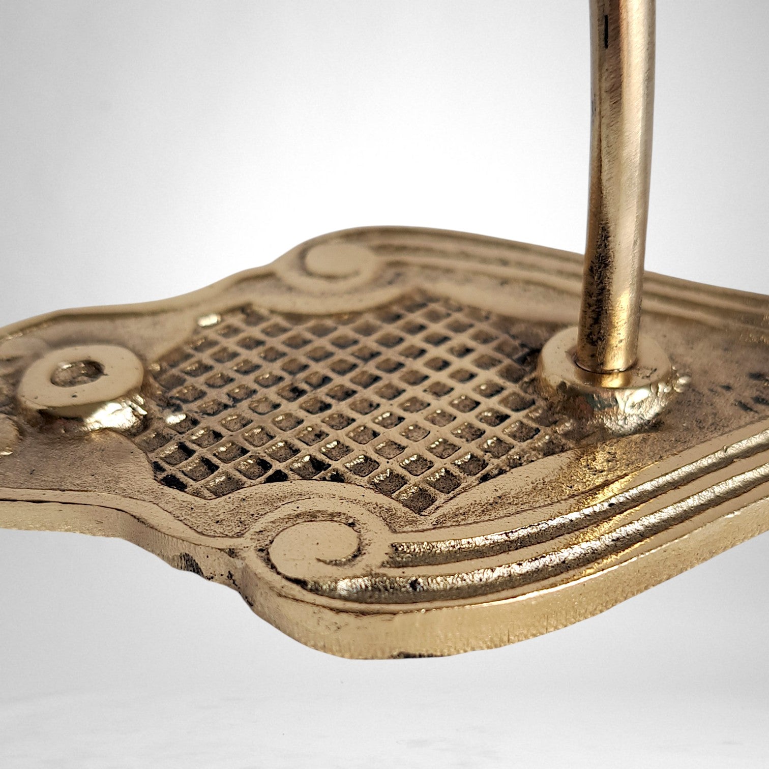 Handcast Solid Brass Wall Hook – Decorative Victorian Towel, Coat & Robe Hanger