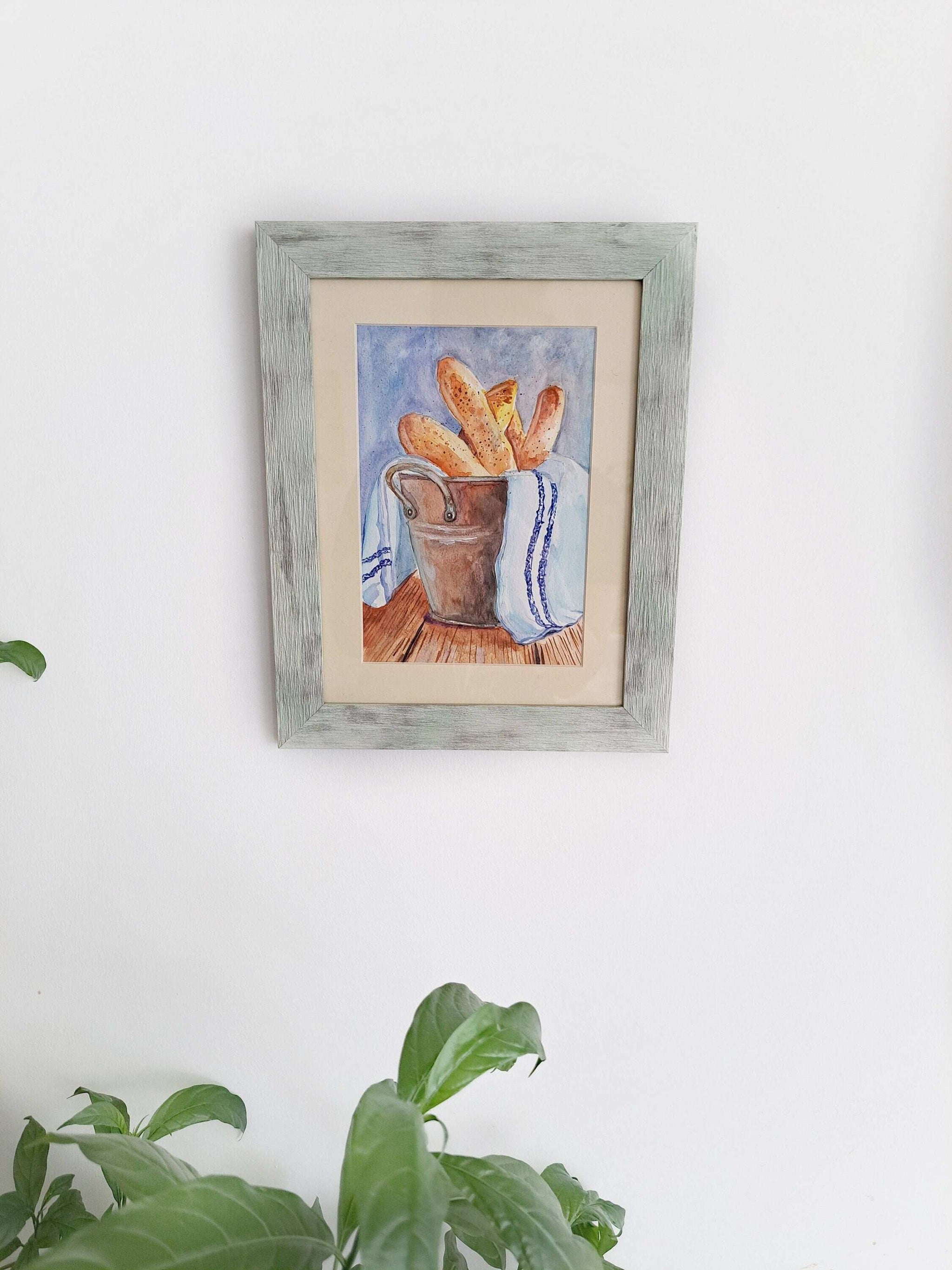 Framed Watercolor Art 