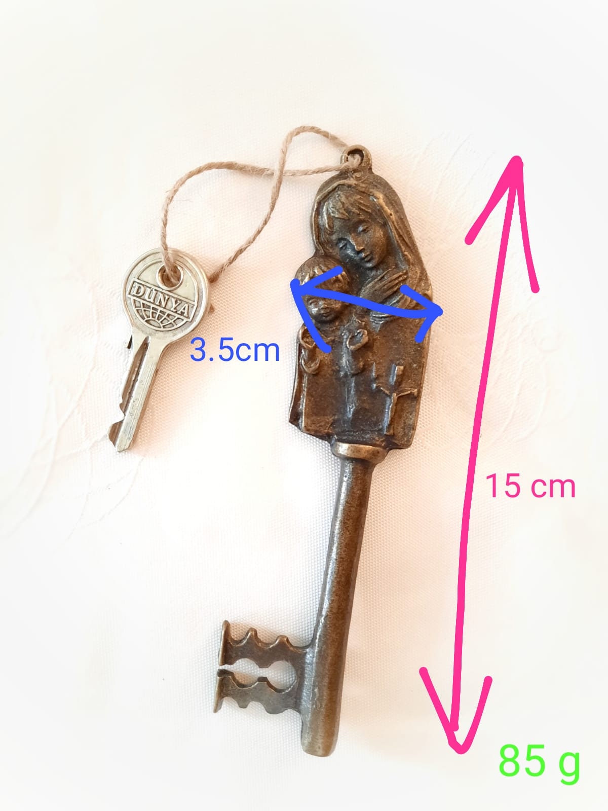 Meryem Ana İsa Çocuk Anahtarlık