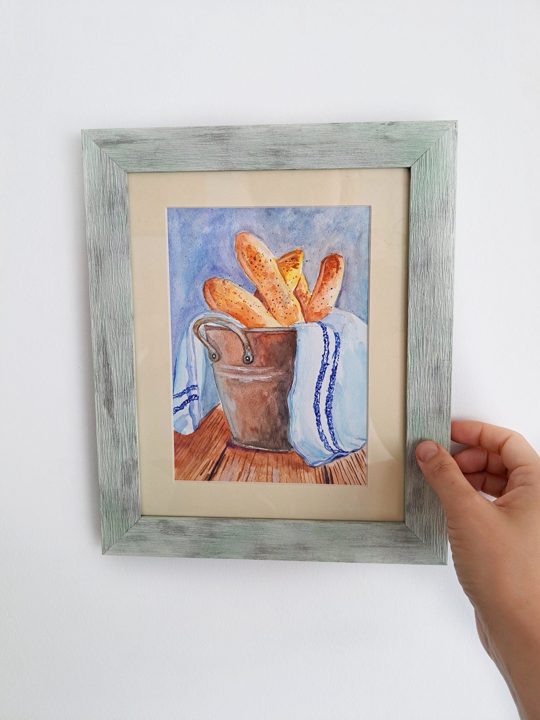 Framed Watercolor Art 