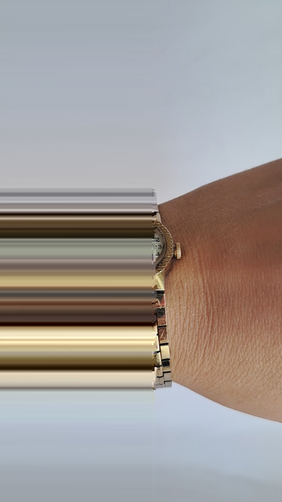 Vintage Chaika Gold Wind-Up Women's Watch