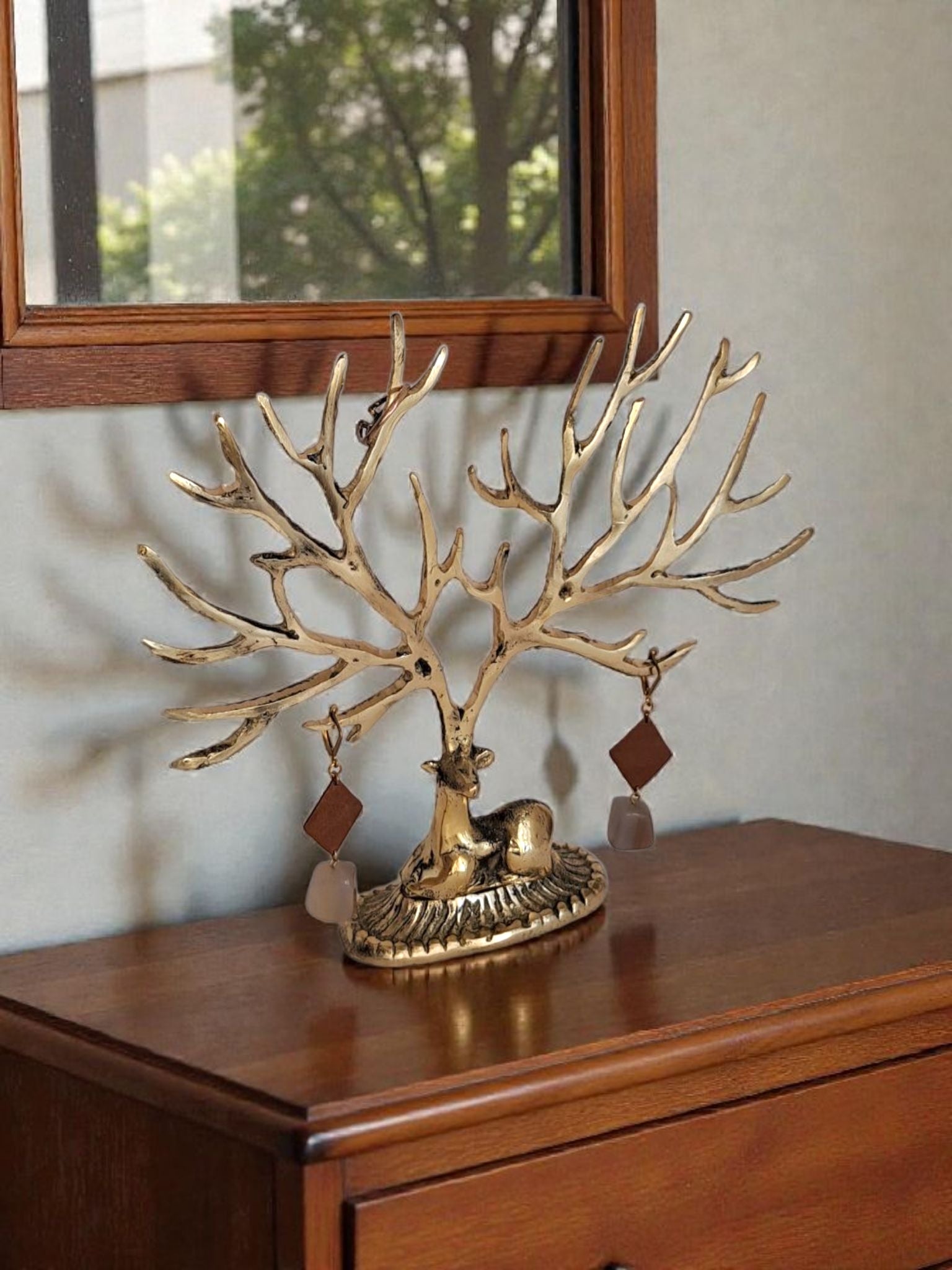 artisan brass desk decoration